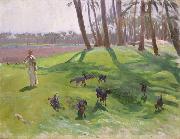 John Singer Sargent Landscape with Goatherd (mk18) oil painting picture wholesale
